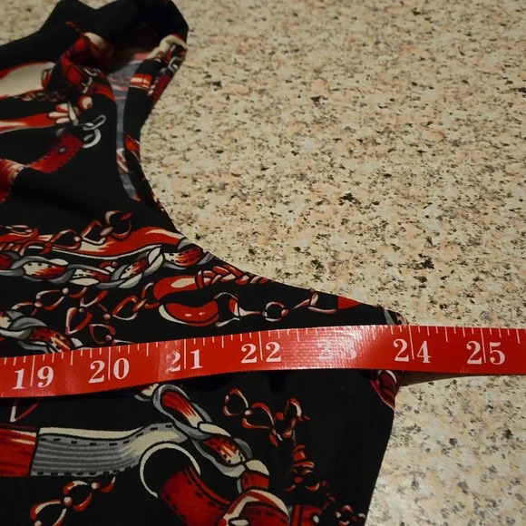 Jones Studio Womens Chain Print Tank Top Size 2X (tagged 24W) - Picture 7 of 8